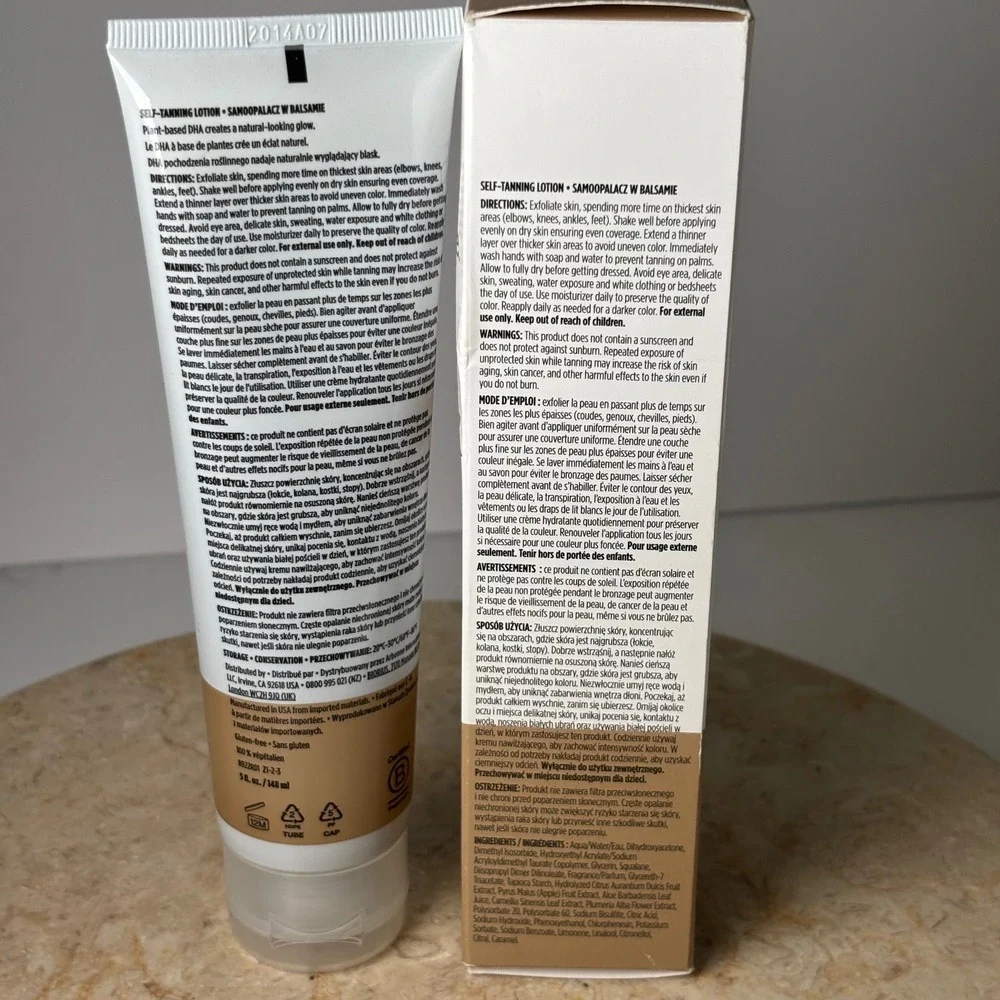 Arbonne FunSun Tinted Self-Tanning Lotion 5oz Vegan Sunless Tan New